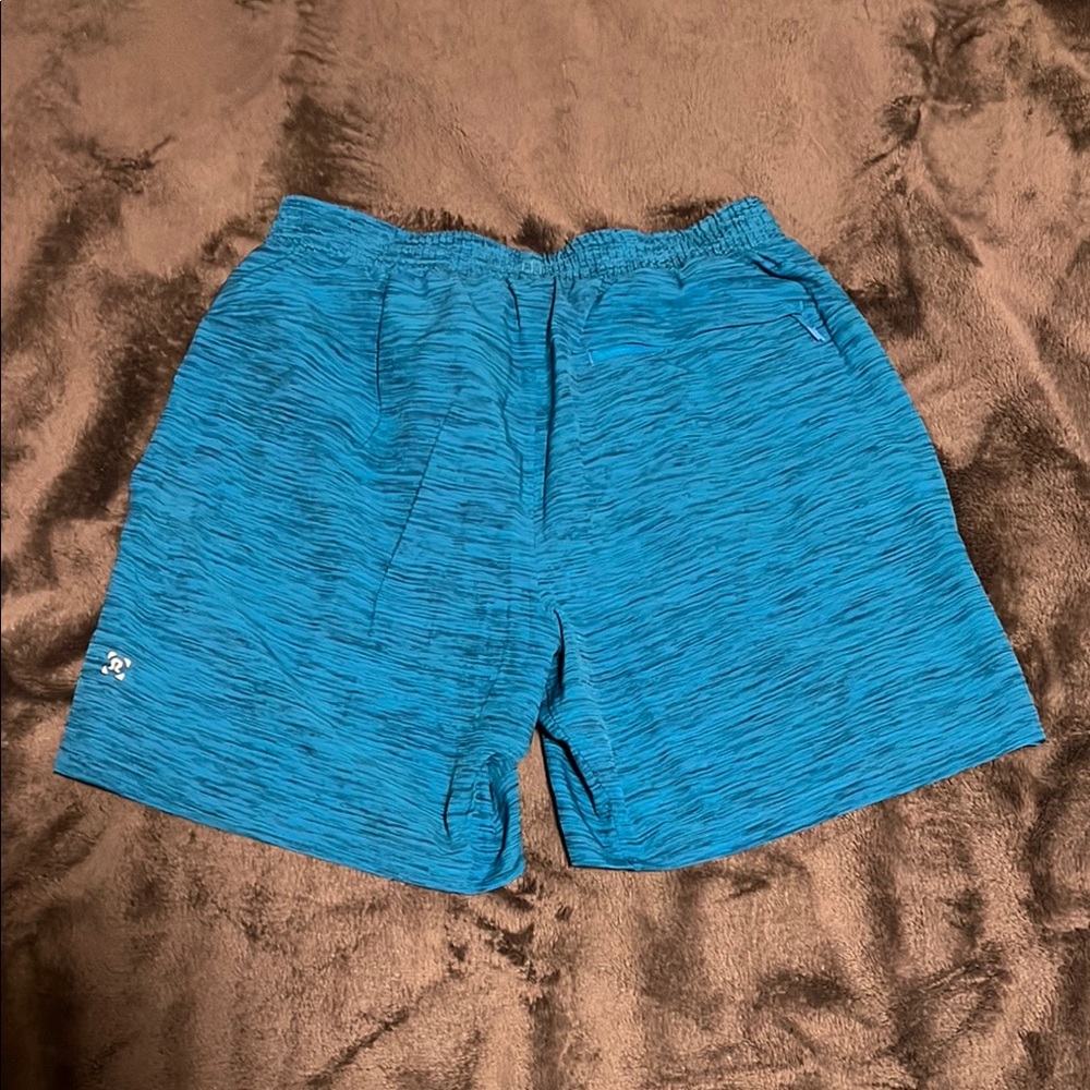 Lululemon Athletica Blue Swim Trunks Lightweight Mid-Thigh - Picture 2 of 4